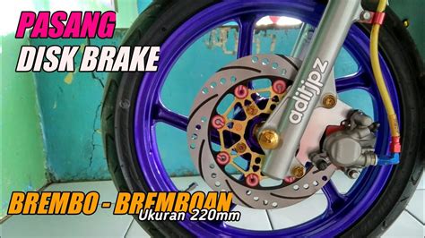 Pasang Disc Brake Brembo Floating Ukuran Mm Di Honda Beat Fi