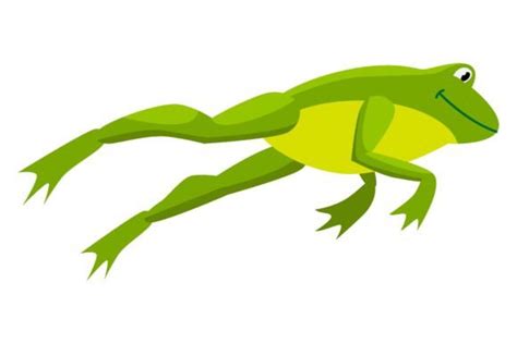 Leaping Frog Vector