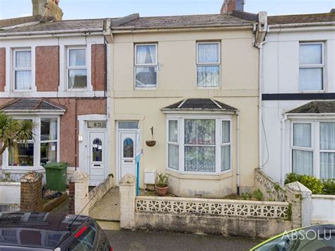 3 Bed Terraced House For Sale In Victoria Park Road Torquay Tq1 £