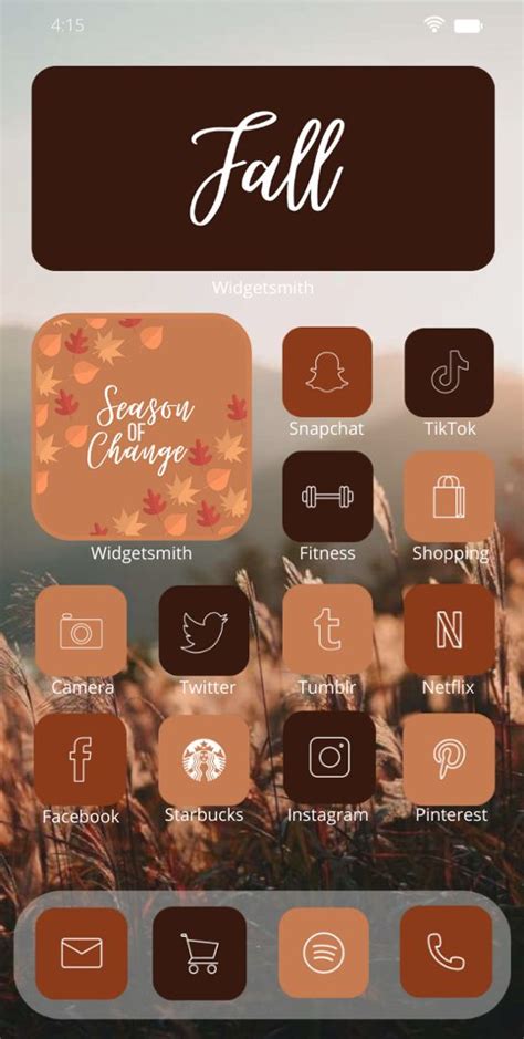 Brown And Orange Aesthetic App Icons For Iphone Ios 14 Fall Aesthetic