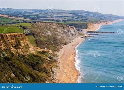 Jurassic Coastline stock image. Image of cliff, ocean - 11349651