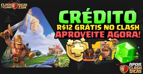 Crédito De R12 Grátis Para Gastar No Clash Of Clans Para Pc Não Perca A Oportunidade Clash