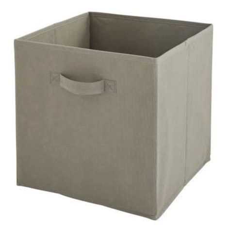 Er Set Faltbare Aufbewahrungsboxen Aus Vliesstoff Taupe X X Cm