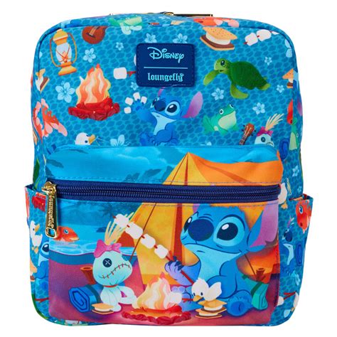 Sac À Dos Nylon Stitch Printemps Disney Loungefly