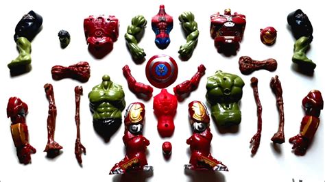 UNBOXING AVENGERS Merakit Mainan Hulk Smash Spider Man Hulk Buster