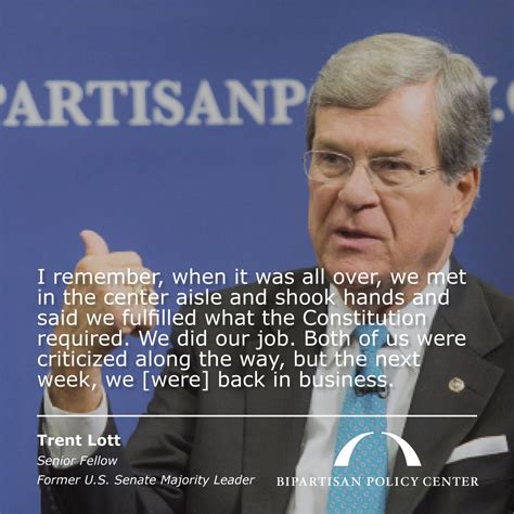 Fellow Fridays: Former U.S. Senate Majority Leader Trent Lott | Bipartisan Policy Center