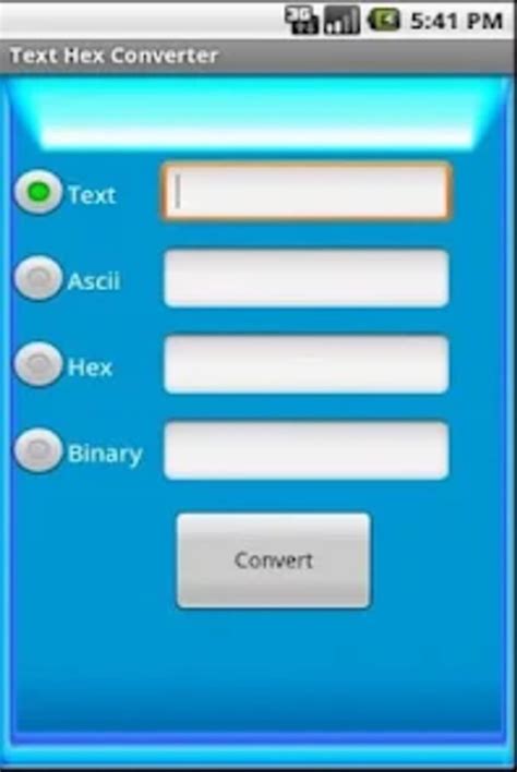 Text Hex Converter for Android - Download