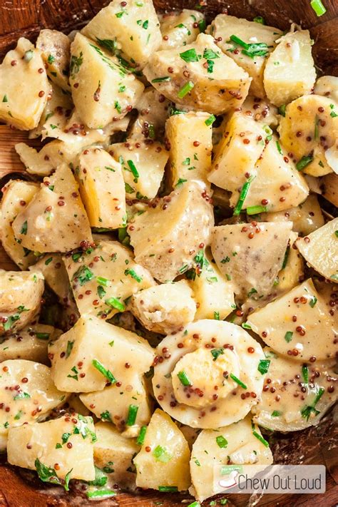 Potato Salad With Honey Mustard Vinaigrette Chew Out Loud