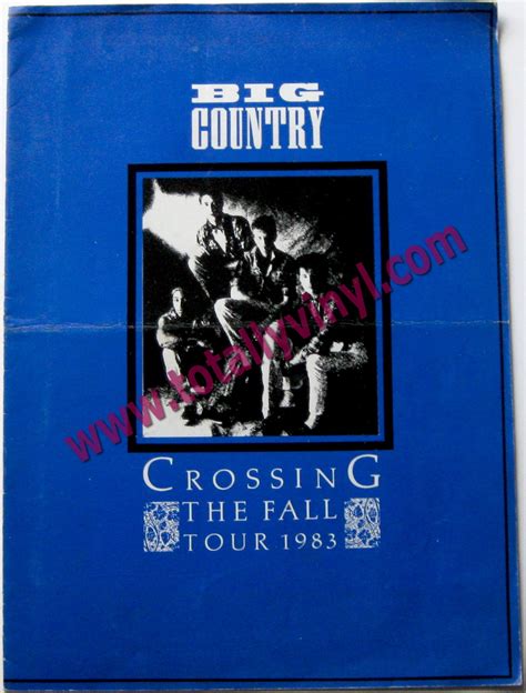 Totally Vinyl Records Big Country The Crossing The Fall Tour 1983