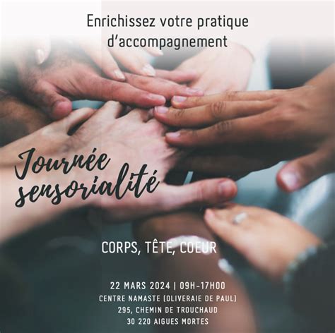 Journée Sensorialité pour les professionnels de l accompagnement coach