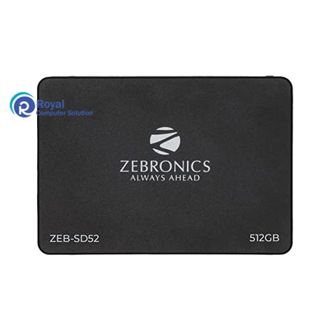 ZEBRONICS 2.5 SATA SSD 512 GB Desktop, Laptop, All in One PC's Internal ...