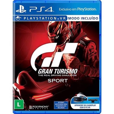 Jogo Mídia Física Gran Turismo Sport Original Para Ps4 R 179 99 em