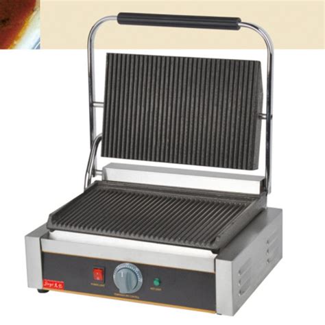 220V 2200W Non Stick Commercial Single Plate Steak Sandwich Toaster