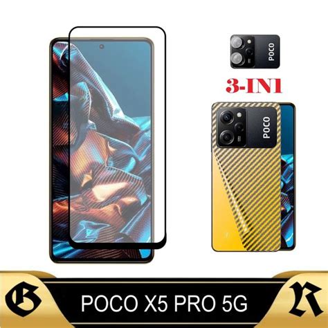 Jual Promo Paket 3in1 Tempered Glass Layar Xiaomi Poco X5 Pro 5G 2023