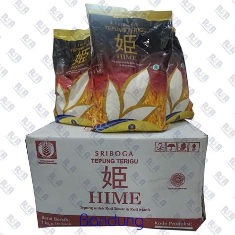 Jual Tepung Terigu Sriboga Hime 1 Kg X 10 Tepung Jepang Shopee