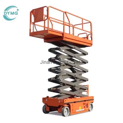 Dymg Hydraulic Battery Power Electric Scissor Lift Portable Self