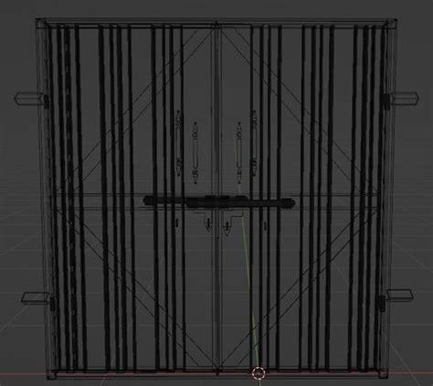 3d Model Fancy Wood Door Vr Ar Low Poly Cgtrader