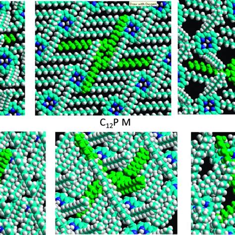 Two Views Each Of The Qmmm Optimized Atomic Sam Structures With