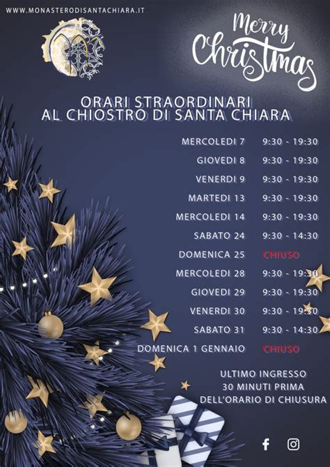 Tanti Eventi Per Natale Nel Complesso Monumentale Di Santa Chiara A