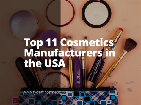 Top Cosmetics Manufacturers In The Usa Empowering Your Brand With