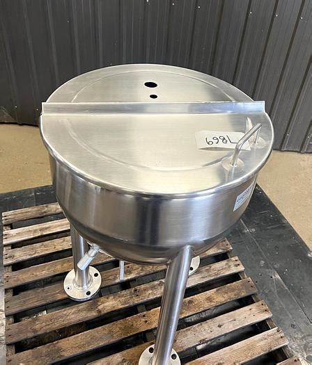 Used Used Gallon Jacketed Tank Lee Industries Kettle Stainless