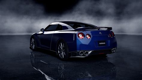 Nissan Gtr R35 Blue 1791600 Hd Wallpaper And Backgrounds Download