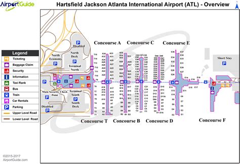 Atlanta Airport Terminal Map