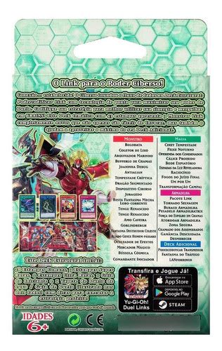 Yu Gi Oh Deck Estrutural Podercodificar Link Powercode Parcelamento