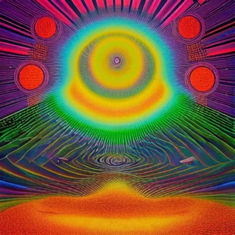 Highly Detailed Optical Illusion Of A Psychedelic Stable Diffusion