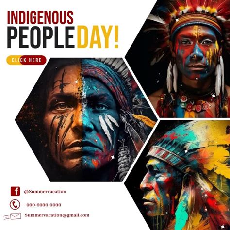 Indigenous People Day Template Postermywall