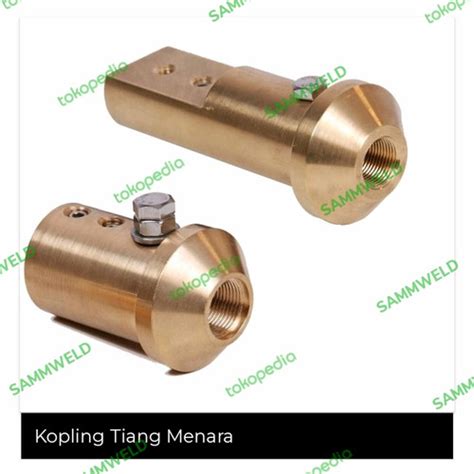 Jual Adaptor Tiang Splitzen Bahan Kuningan Bisa Request Bahan Lain