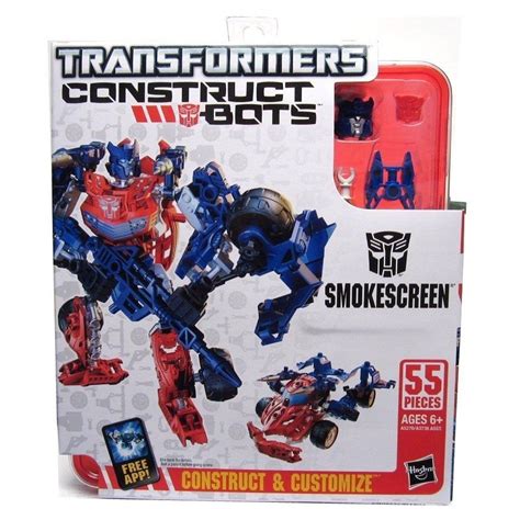 Transformers Constructbots Elite Class Smokescreen Buildable Action