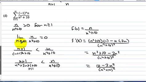 AP Calculus Alternating Series Test YouTube