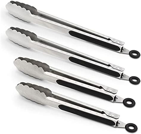 Amazon Stainless Steel Kitchen Cooking Tongs And Set Of