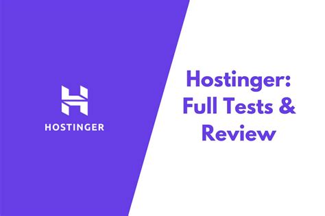 Hostinger Review Our Full Test Of The Hosting Service