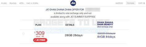 Reliance Jio Dhan Dhana Dhan Offer Details Faq How To Subscribe