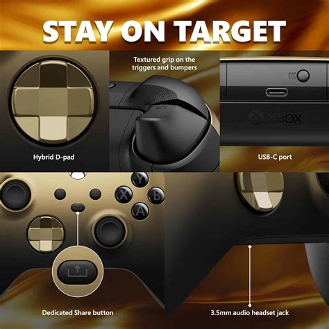 Xbox Wireless Controller – Gold Shadow Special Edition - PS Enterprise ...