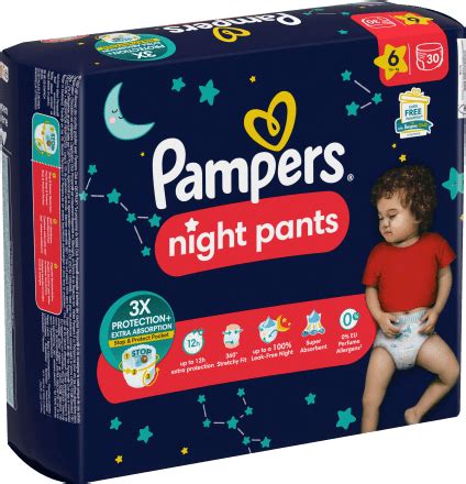 Pampers Baby Pants Night Baby Dry Gr 6 15 Kg 30 St Dauerhaft