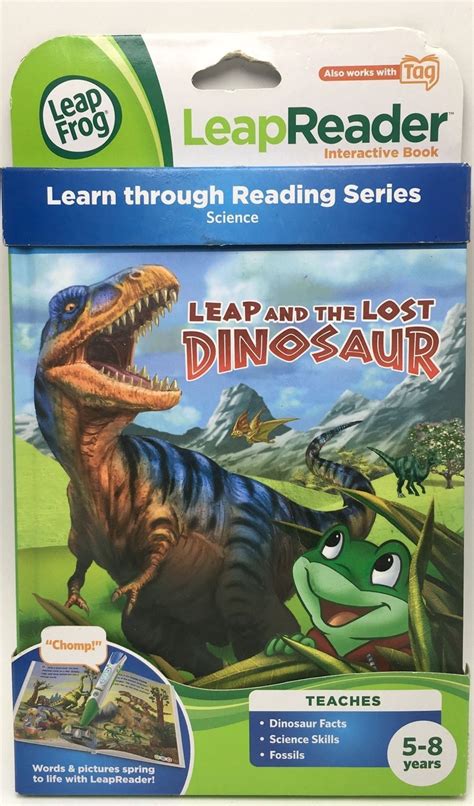 Leapfrog Leapreader Interactive Book Leap And The Lost Dinosaur Ages 5