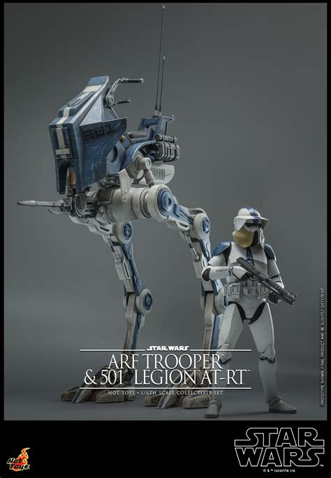 Hot Toys TMS 90 91 Star Wars The Clone Wars ARF Trooper 501st Legion AT RT Hot Toys