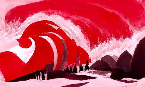 Red Wave - Art Lovers Australia