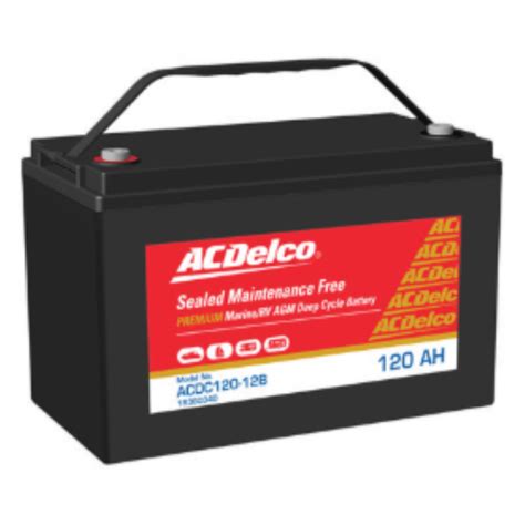 Acdelco Actc12 120 Deepcycle Agm Signature Batteries