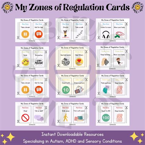 My Zones Of Regulation Emoji Bundle Educational Sen Resource Etsy Uk