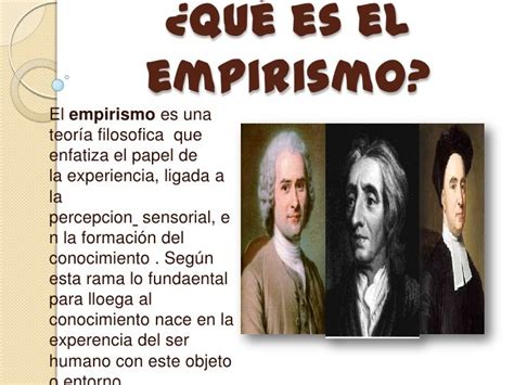 El Empirismo