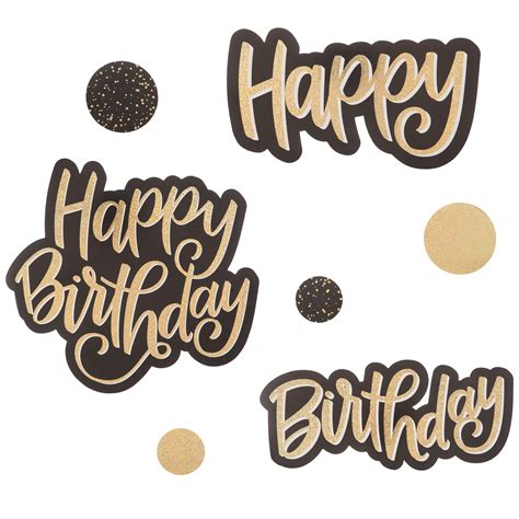 Gold Holographic Happy Birthday Cutouts Hobby Lobby 1905983