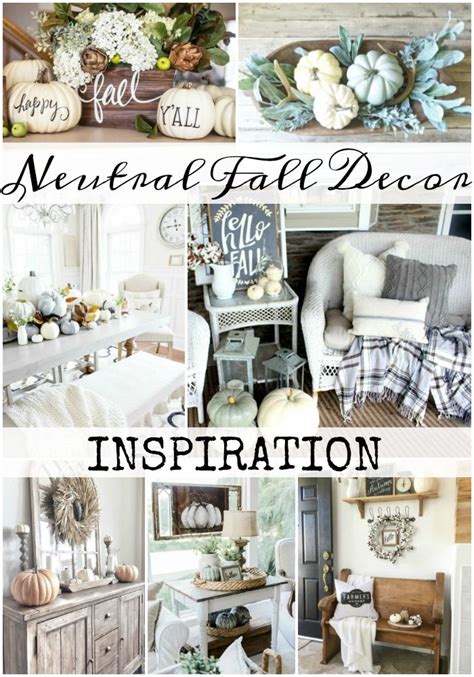 Neutral Fall Decor Inspiration House Of Hargrove Neutral Fall Decor