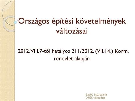 Ppt Orsz Gos P T Si K Vetelm Nyek V Ltoz Sai Powerpoint Presentation