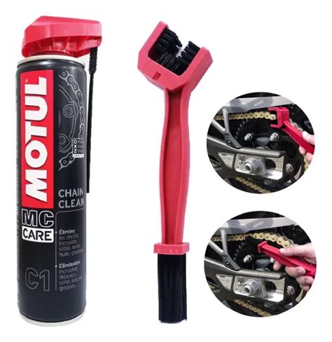 Kit Motul C Chain Clean Limpeza Ml Escova Corrente Frete Gr Tis