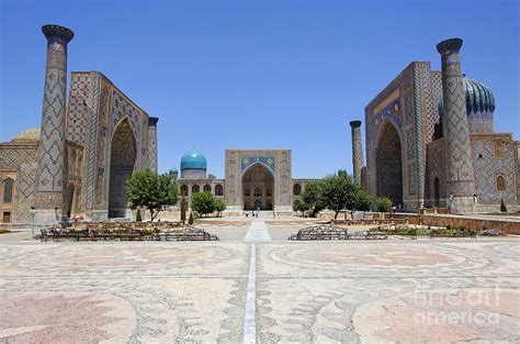 The Registan At Samarkand In Uzbekistan Photograph By Robert Preston