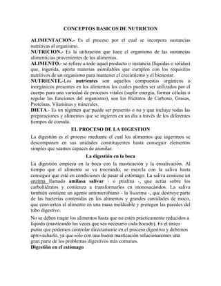 Conceptos Basicos De Nutricion Pdf